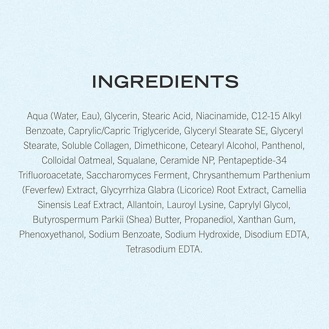 First Aid Beauty - Firming Collagen Cream with Peptides &amp Niacinamide Ultra-Rich Plumping Moisturizer Hydrates &amp Visibly Firms Non-Comedogenic Safe for Sensitive Skin 3.5 oz