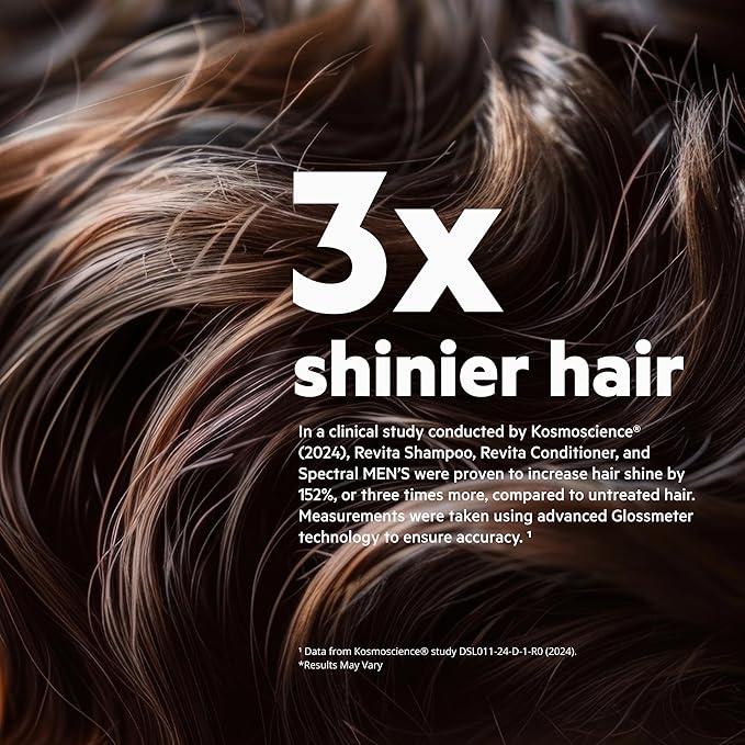 DS Labs Revita Shampoo &amp Conditioner Kit 205 mL - Two-Step Scalp Care System for Fuller-Looking Volumized Hair Lightweight Hydration Sulfate &amp Silicone Free Color Safe For Men &amp Wome