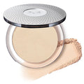 P?R MINERALS 4-in-1 Pressed Mineral Makeup Powder Foundation with SPF 15 - Concealer &amp Finishing Compact Pressed Powder for Face - Buildable Medium to Full Coverage Foundation Powder