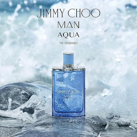 JIMMY CHOO - Man Aqua Eau de Toilette - Men's Fragrance - Fougere Marine Woody - With notes of Grapefruit Clary Sage &amp Salty Moss