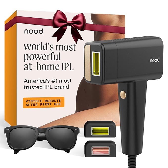 Nood??NEW Flasher Pro ? IPL Laser Hair Removal Device &amp Anti-Aging Red Light Therapy for Women &amp Men ? Pain-free Permanent Visible Results After First Use &amp Works Everywhere Hair Grows ?