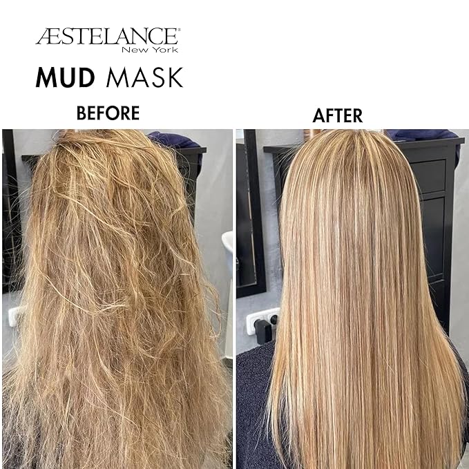 Mud Mask for Hair and Scalp Natural Treatment for Dry Damaged and Overprocessed Hair 5.1 oz