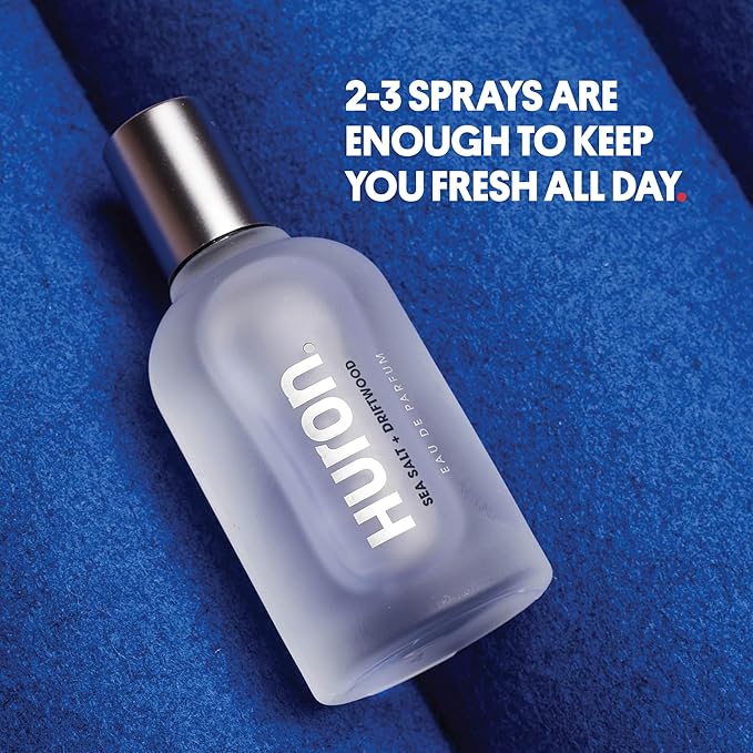 Huron Men?™s Cologne - Eau de Parfum for Everyday Wear - Clean Aromatic Notes of Mandarin Cardamom Blue Sage Lavender &amp Ocean Air - Long Lasting - Safe Clean Ingredients - 1.7 Fl. Oz.