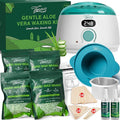 Waxing Kit for Women Men - Premium Digital Wax Melt Warmer Kit for Sensitive Skin Coarse Hair Removal - 14oz Hard Wax Beads &amp Silicone Liner - for Bikini Brazilian Body Face Leg - Home Wax Kit