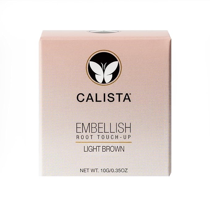 CALISTA Root Touch-Up | Temporary Gray Concealer | Cover Thinning Hair | Water &amp Sweat Resistant| All Hair Types | 0.35 oz.