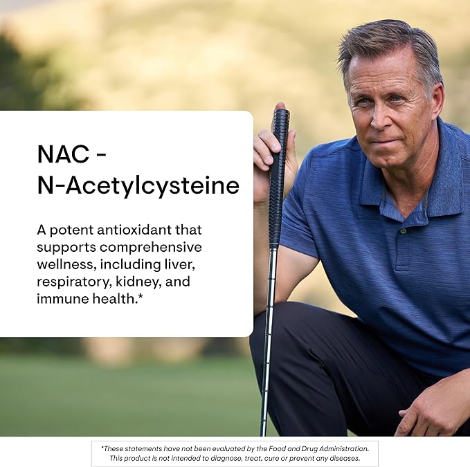 THORNE - NAC - N-Acetylcysteine - 500mg - Supports Respiratory Health and Immune Function* Promotes Liver and Kidney Detox - 180 Capsules