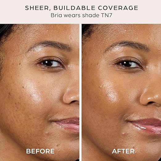 P?R Tinted Sunscreen for Face 4-in-1 Skin Tint - Broad Spectrum Mineral Sunscreen SPF 50 - Tinted Facial Moisturizer Primer &amp Foundation for Sun Protection - Lightweight Buildable Coverage
