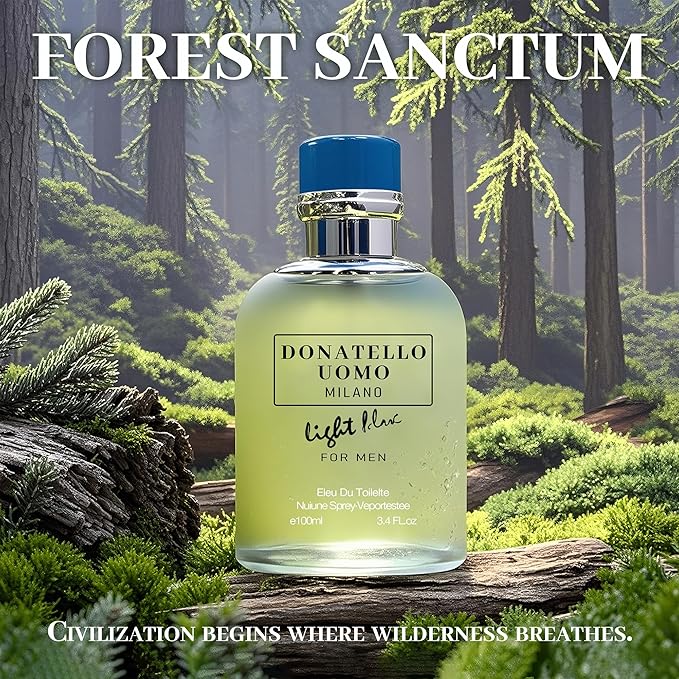 Cologne for Men Set 4 Combo Sets(DonatelloDB/DonatelloLB/Aqua Fresh/Aries) Eau De Parfume/Toilette Natural Spray Each 100ML Men Perfume Long Lasting Fragrance for Daily Use