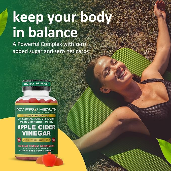 ACV with Sugar Makes No Sense! Apple Cider Vinegar Gummies Sugar Free Low Carb Advanced Keto Acv Gummies Keto Gummy Detox Cleanse Golo