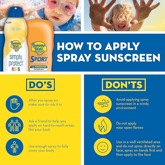 Banana Boat Sunscreen Dark Tanning Oil with Carrot and Banana Extract Sun Care Sunscreen Spray- SPF 4 8 Ounce (Pack of 3)