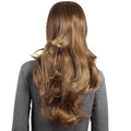 Onedor 23 Curly Hair Women Ladies 3/4 Half Wig Premium Japanese Synthetic fibers Wigs with Secured Mesh Head Cap (1416T)