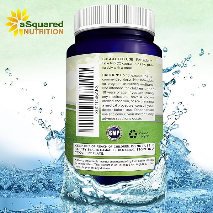 aSquared Nutrition Acetyl L-Carnitine 1000mg Max Strength - 200 Veggie Capsules - High Dosage Acetyl L Carnitine HCL (ALCAR) Supplement Pills to Support Pure Energy Brain Function &amp Fatty Acid