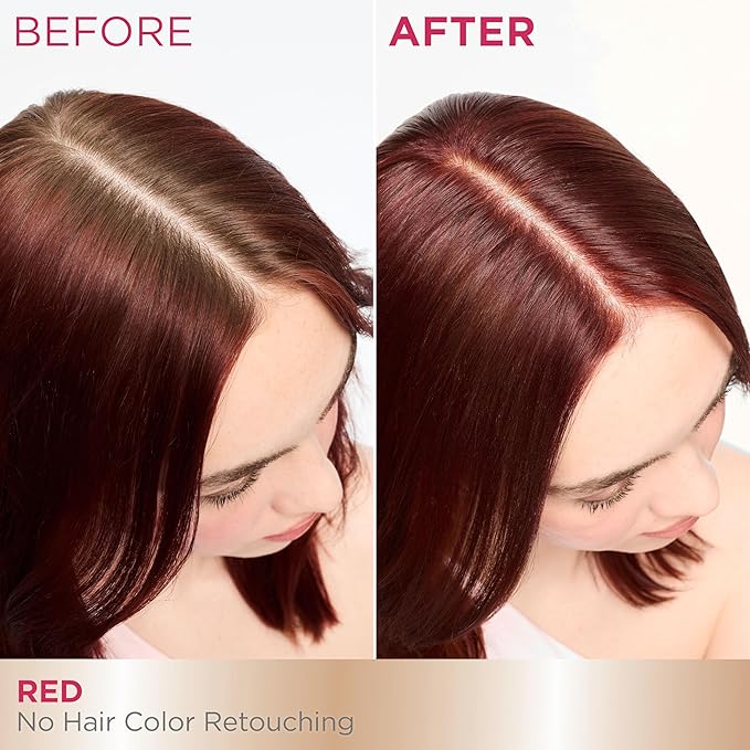 Garnier Color Sensation Color Retouch Demi Permanent Hair Dye for Roots with 100% Gray Coverage Red Hair Dye 6.6 Pack of 6