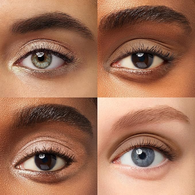 Julep Eyeshadow 101 Cr?me-to-Powder Waterproof Eyeshadow Stick Duo ? Long-Lasting Crease-Proof Easy Apply with Built-in Smudger - Sand Shimmer and Smoky Tawny Matte
