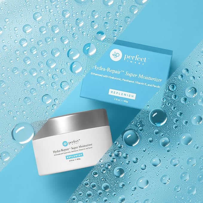 Perfect Image Hydra-Repair Super Moisturizer Hyaluronic Acid Face Moisturizer for Women and Men Facial Moisturizer with Vitamin E and Shea Butter 2 fl oz. (60g)