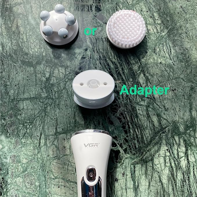 Epilator for Women 6 in 1 Hair Removal Epilator Shaver Face Razor Facial Brush Face Massage and Body ExfoliatorIPX7 Waterproof Rechargeable Hair Removal for Women 2 Speeds