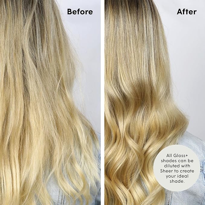 dpHUE Gloss+ Sheer - 6.5 oz (8-12 Applications) - Unpigmented Deep Conditioner &amp Shade Diluter - Paraben SLS &amp SLES Sulfate Free - Vegan Leaping Bunny Certified