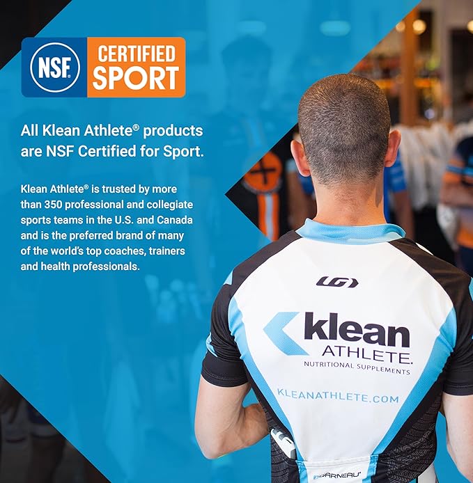 Klean Athlete Klean Essential Aminos + HMB - Blend of Essential Amino Acids - with HMB Vitamin D3 &amp Glutamine for Lean Muscle Mass - 9.7 Ounces - Natural Orange Cream Flavor