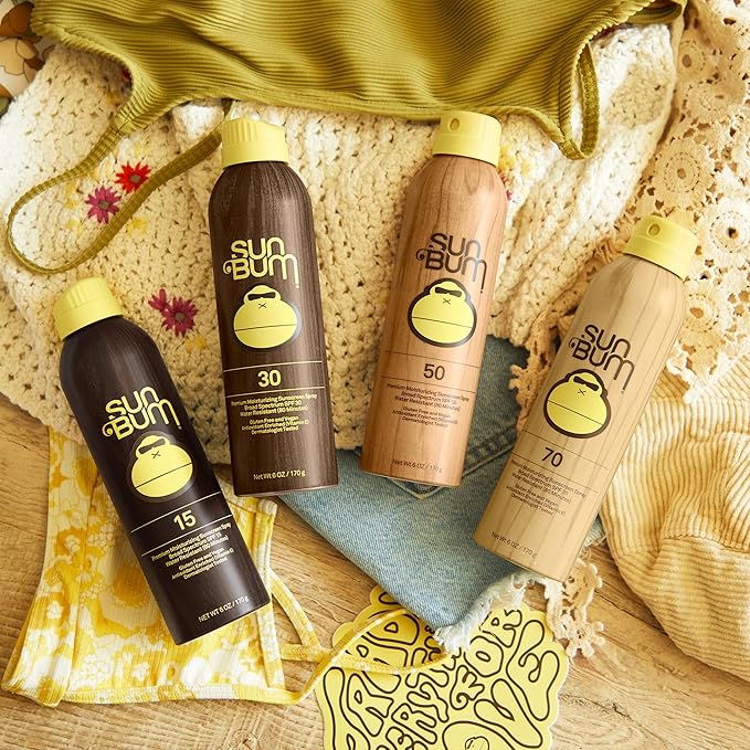 Sun Bum Original SPF 30 Sunscreen Body Spray - Broad Spectrum Moisturizing Sunscreen with Health & Beauty > Health Care > Vitamins & Supplements > Vitamins > Vitamin E - Hawaii 104 Act Compliant (Made without Octinoxate &amp Oxybenzone) - 6 oz (Pack of 2)