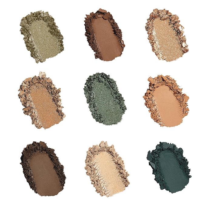 Sigma Beauty On-the-Go Eyeshadow Palette - Ivy - 9 Bold Eyeshadow Shades in Matte Shimmer and Metalic Finishes - Highly Pigmented Vegan Eye Makeup Palette - Clean Beauty Products