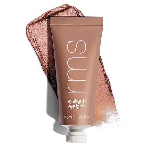 RMS Beauty Eyelights Cream Eyeshadow Long-Wear Hydrating Creamy Eyeshadow for Luminous Buildable Natural Color Smudge-Resistant Blendable Formula in Multiple Shades 0.23 oz