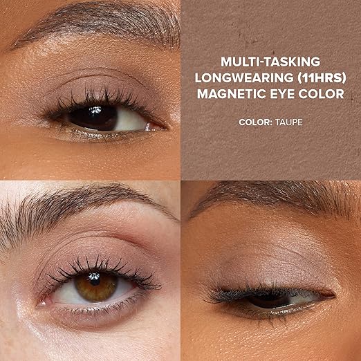 Nudestix Magnetic Matte Eye Color ? 3-in-1 Long-Wear Cream Eyeshadow Pencil Eyeliner &amp Primer | Waterproof Budge-Proof Matte Finish | Vegan &amp Cruelty-Free Eye Makeup