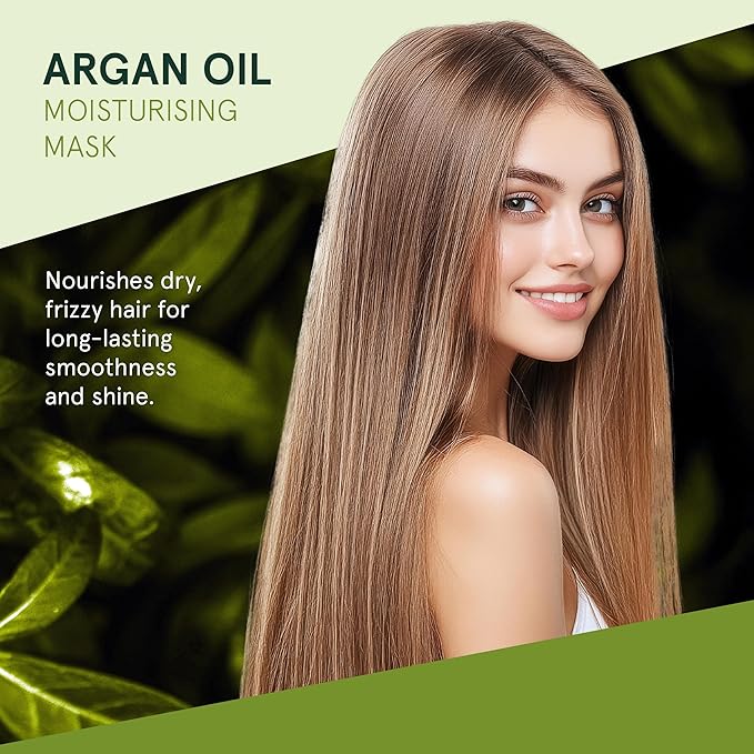 INOAR Argan Oil Hair Mask Hidratante Deep Moisture &amp Repair Treatment 17.64 Fl Oz