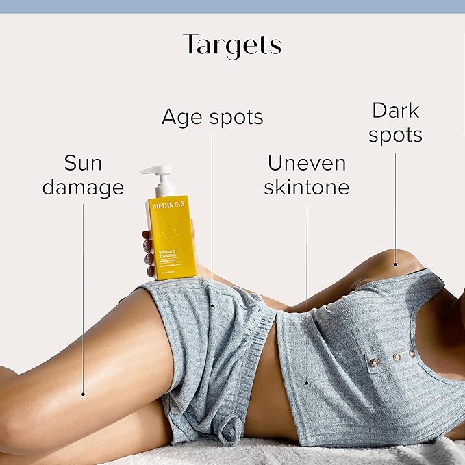 MEDIX Vitamin C Cream + Anti Aging Argan Oil Cream 2PC Skin Care Bundle | Moisturizer Body Cream &amp Face Lotion | Brightening Body Lotion For Women Uneven Skin Tone Wrinkles &amp Sun Damaged Sk