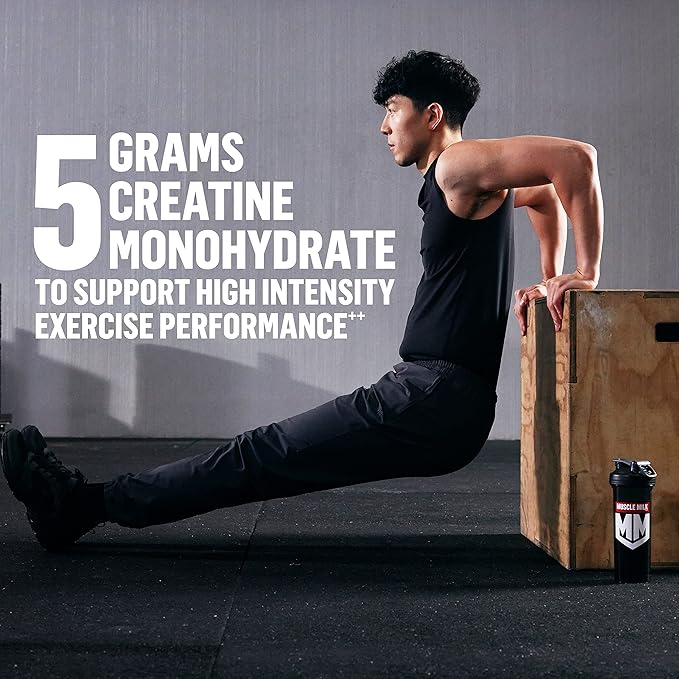 Muscle Milk Pro Series Creatine Powder Supplement Unflavored 1.1 Pound 100 Servings 5g Creatine Monohydrate NSF Certified for Sport Packaging May Vary