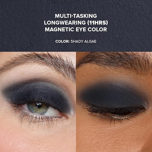 Nudestix Magnetic Matte Eye Color ? 3-in-1 Long-Wear Cream Eyeshadow Pencil Eyeliner &amp Primer | Waterproof Budge-Proof Matte Finish | Vegan &amp Cruelty-Free Eye Makeup
