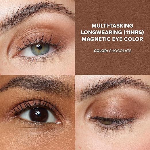 Nudestix Magnetic Matte Eye Color ? 3-in-1 Long-Wear Cream Eyeshadow Pencil Eyeliner &amp Primer | Waterproof Budge-Proof Matte Finish | Vegan &amp Cruelty-Free Eye Makeup