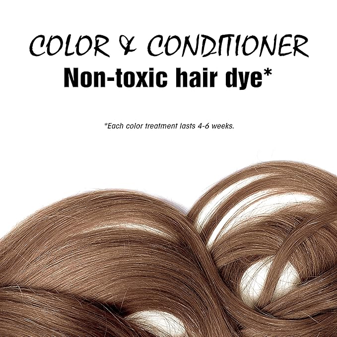 Light Mountain Henna Hair Color &amp Conditioner - Light Brown Hair Dye for Men/Women Organic Henna Leaf Powder and Botanicals Chemical-Free Semi-Permanent Hair Color 4 Oz (Pack of 3)