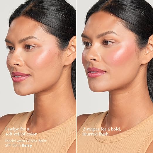 Colorescience Sunforgettable Total Protection Color Balm SPF 50 Mineral Broad Spectrum Buildable Lip &amp Cheek Color