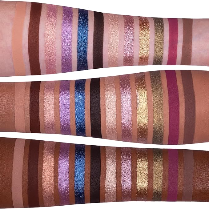 Whats Up Beauty - 3 Eyeshadow Palettes (Dragon Eye Desert Monsoon Geodes) Talc Free Clean Cruelty Free Made in Italy Sustainable Makeup