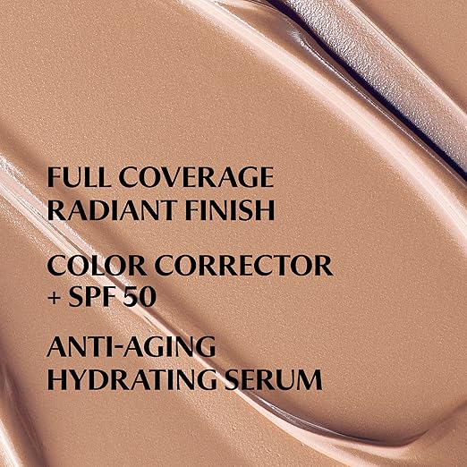 IT Cosmetics CC+ Cream Illumination - Radiant Full Coverage Foundation With SPF 50+ Color Corrector &amp Hydrating Anti-Aging Serum Hydrolyzed Collagen + Peptides Normal to Dry Skin - 1.08 fl oz