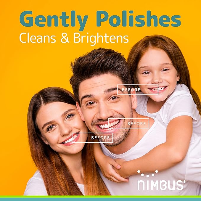 NIMBUS Extra Soft Toothbrushes (Compact Head) Periodontist Design Tapered Bristles for Sensitive Teeth and Receding Gums Individually Wrapped Plaque Remover Travel Toothbrush (10 Pack Colors Vary)