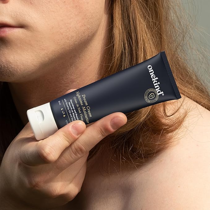 Onekind Dream Cream Night Moisturizer ? Hydrating Anti-Aging Face Cream with Squalane Rosehip &amp Shea Butter ? Fragrance-Free Vegan for Dry &amp Sensitive Skin ? 1.7 oz