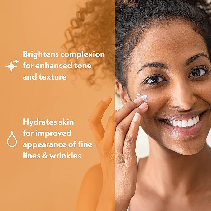Eve Hansen Vitamin C Night Cream for Face and Neck - Hydrating Brightening Anti-Aging Moisturizer for Mature Dry Skin - Non-Greasy - 2 oz