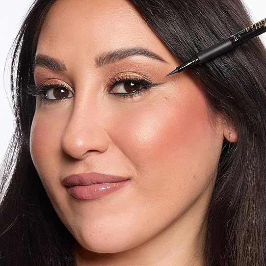 tarte Sex Kitten Liquid Liner ? Black Full Size Liquid Eyeliner Pen with Castor Oil for Bold Nourished Lashes Waterproof All-Day Wear Easy to Apply Vegan &amp Cruelty Free