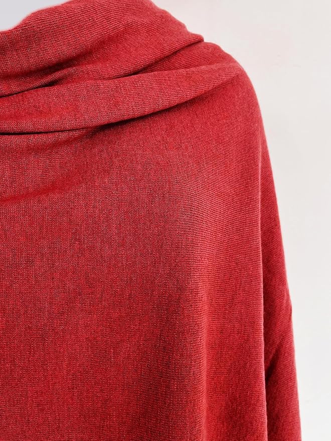 Moss Rose Women's Shawl Wrap Poncho Ruana Cape Open Front Cardigan Shawls for Fall Winter