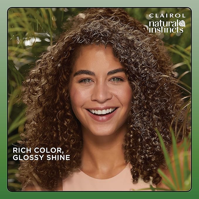 Clairol Natural Instincts Demi-Permanent Hair Dye 7 Dark Blonde Hair Color Pack of 3