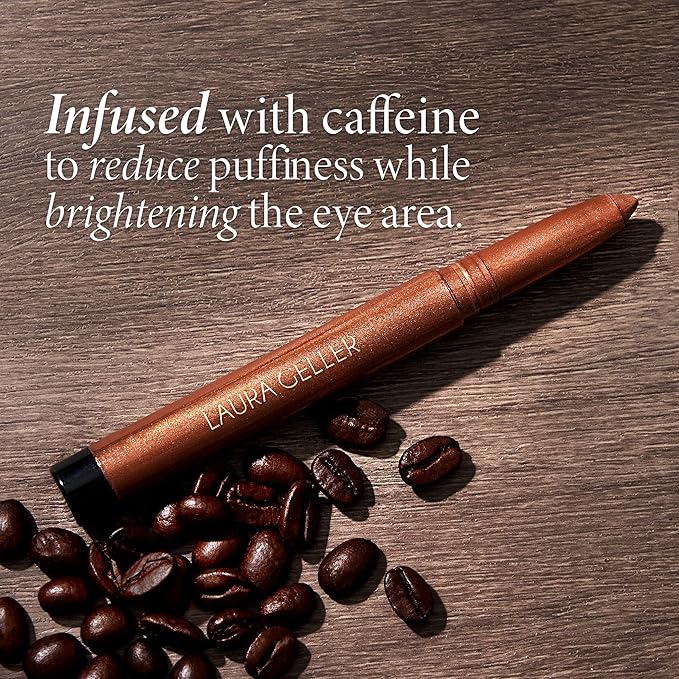 LAURA GELLER NEW YORK Kajal Longwear Kohl Eyeliner Pencil - Khaki Kohl - Caffeine and Health & Beauty > Health Care > Vitamins & Supplements > Vitamins > Vitamin E - Smooth &amp Blendable Liner - Built-In Sharpener