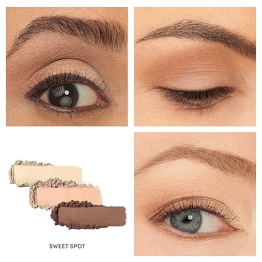 jane iredale PurePressed Eye Shadow Triple Highly Pigmented Mineral Based Eye Color Long Lasting &amp Crease Resistant Formula Safe for Sensitive Eyes