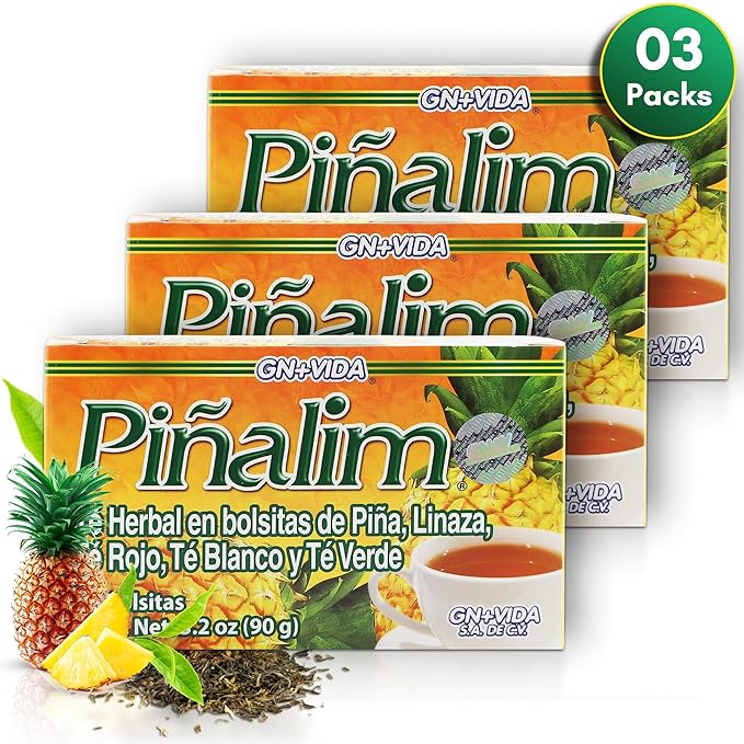3 Boxes Te Pinalim Tea GN+Vida Tea Diet 90 Day Supply