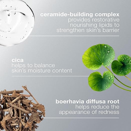 Dermalogica Stabilizing Repair Cream Face Moisturizer for Sensitive Skin with Cica - Strengthens Soothes and Repairs Skin Barrier