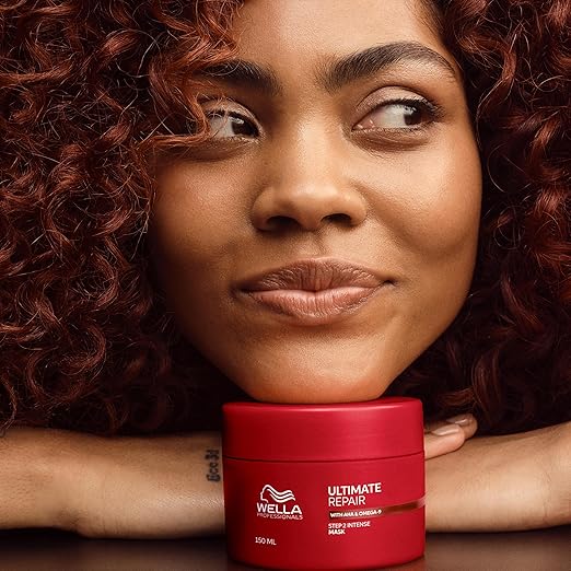 Wella Professionals ULTIMATE REPAIR Mask for Damaged Hair | Repairs Strengthens &amp Smooths with AHA &amp Omega-9 | For All Hair Types - Packaging May Vary