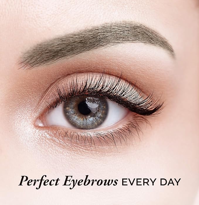 Natural Eyebrow Powder Kit Mica Brow Powder Makeup Kit with Professional Angled Brush 10 Natural Shades No Parabens or Chemicals Eyebrow Shaper Kit