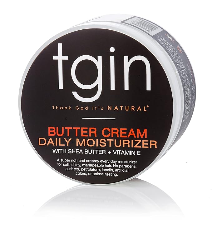 tgin Butter Cream Daily Moisturizer and Honey Miracle Hair Mask Duo for Curly Coily and Wavy Hair Rich Moisture and Deep Conditioning for Dry Hair 12 oz (Set)