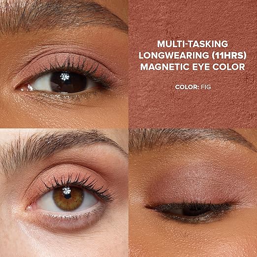 Nudestix Magnetic Matte Eye Color ? 3-in-1 Long-Wear Cream Eyeshadow Pencil Eyeliner &amp Primer | Waterproof Budge-Proof Matte Finish | Vegan &amp Cruelty-Free Eye Makeup