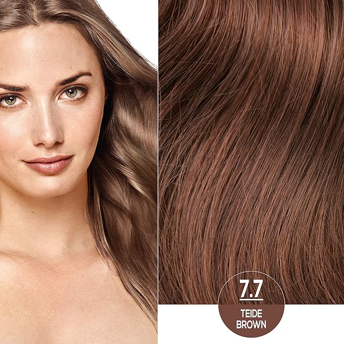 Naturtint Permanent Hair Color 7.7 Chocolate Caramel (Pack of 1) Ammonia Free Vegan Cruelty Free up to 100% Gray Coverage Long Lasting Results 5.6 Fl Oz